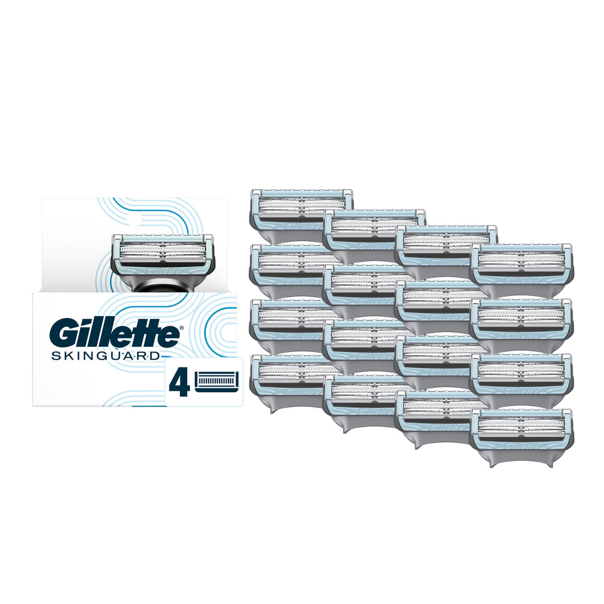 SkinGuard Razor Blades, 16 Blade Refills